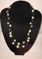 COLLIER DOUBLE RANGS/ PATE DE