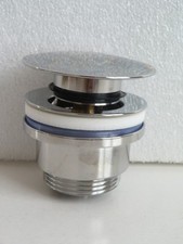 Bonde de lavabo clic clac chrome brillant ajustable