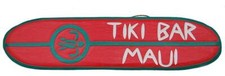Tiki Bar Maui Planche de Surf 100cm Plaque Tiki Keller Partie Lounge Décoration