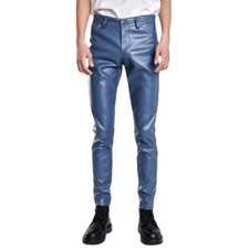 Hommes Faux Cuir Pantalon