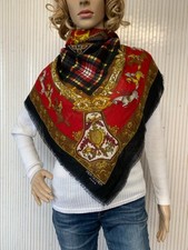 Grand Foulard carré de laine