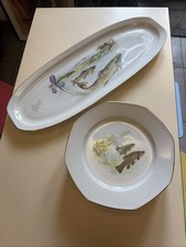 Vintage service poisson - à,