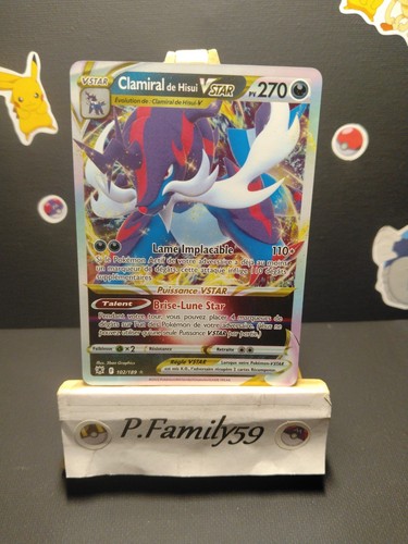 Carte pokemon clamiral - carte,