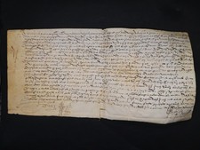 Parchemin manuscrit -