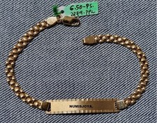 BRACELET avec plaque à graver