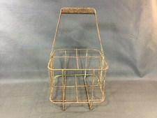 Ancien panier en métal casier