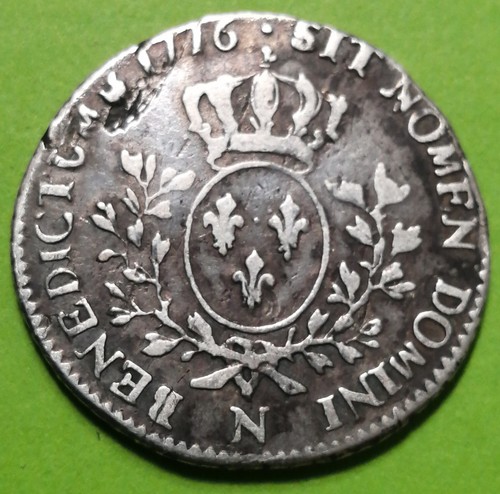 Louis 1776 d ecu aux - 1776, 1/5