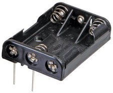 3X Porte-Pile AAA Contact À Ressort En Spirale, Broches PCB Plates - PRO POWER