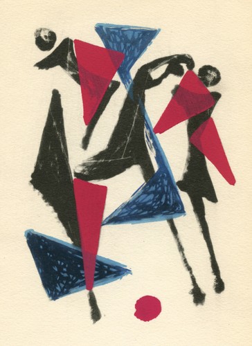 Marino marini pochoir - pochoir, "le
