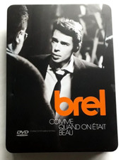 3 DVD - JACQUES BREL coffret métal steelbook EDITION LIMITEE