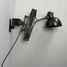 ANCIENNE LAMPE APPLIQUE ACCORDEON « KAISER IDELL » BAUHAUS  Old German Lamp
