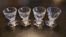 Baccarat Bourbon 4 Verres  A Vin Blanc 91 mm Art Deco Modele Bourbon