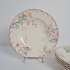 Assiettes Creuses Décor Été Polychrome De Longwy Terre De Fer 1896