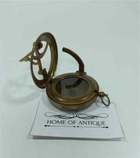 Boussole de poche de navigation avec cadran solaire de Home of Antique