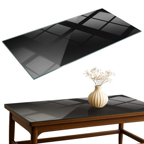 Plateau table verre - table, en