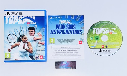 Top spin 2k25 jeu ps5 - spin, comme