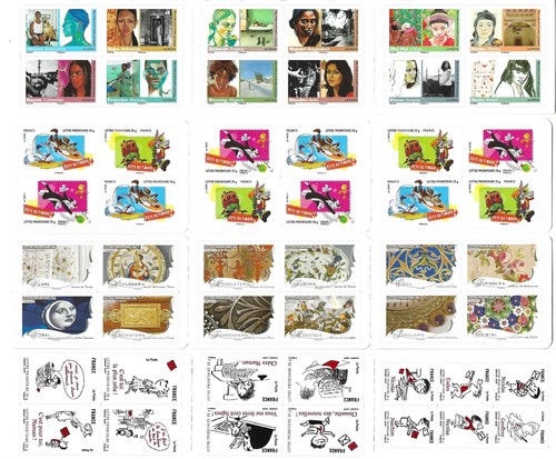Carnets timbres à - 12,