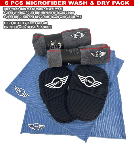6pack car care microfiber - care,