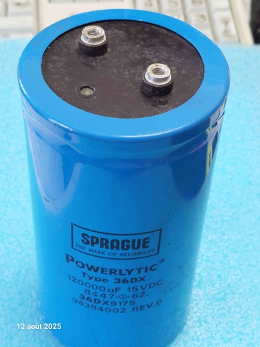 Condensateur sprague 36dx - condensateur,