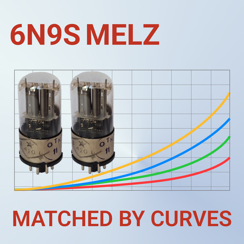 Paire assortie 6n9s melz 6sl7 - paire,
