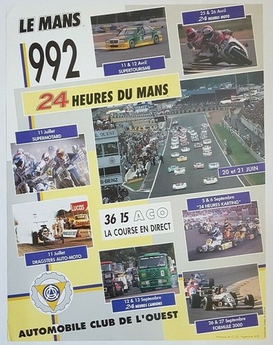Affiche circuit heures du - circuit,