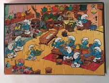 Peyo - Vieux puzzle schtroumpfs - 50 pièces - King (Pays-Bas) - 1994