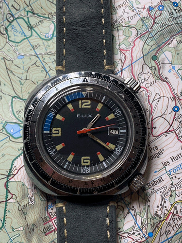 Montre elix vintage plongée - elix,