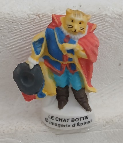 Fève chat botté - fève,