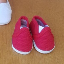 chaussure Basket rouge 55mm