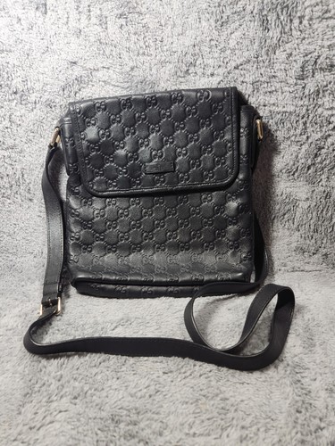 Gucci guccissima black leather - gucci,