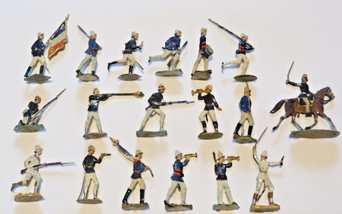 Plats étain zinnfiguren - plats,
