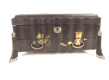 Coffret à bijoux ouvrage bois