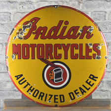 Plaque Émaillée Ronde -