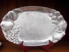 Coupelle à fruit en étain