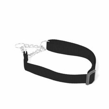 Collier nylon de dressage noir
