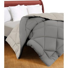 Couette double face Caldo gris