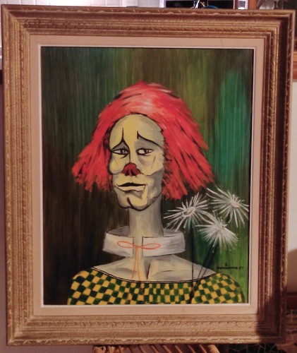 Portrait clown art - portrait,
