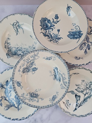 Assiettes creuses assorties - assiettes,
