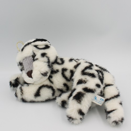 Peluche chat léopard - , blanc