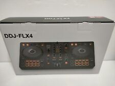 Contrôleur DJ logiciel Pioneer DDJ-FLX4 2 canaux Serato Lite Rekordbox noir