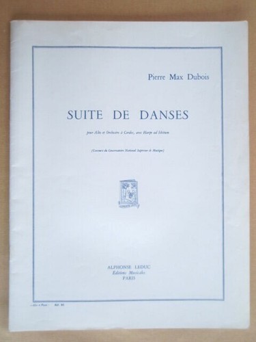 Partition suite danse pour - suite, danse"