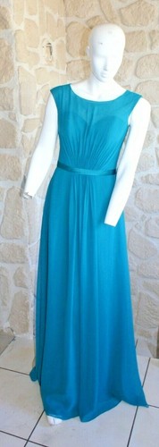 Robe cocktail turquoise petit