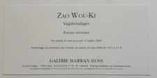 ZAO WOU KI - Carton d
