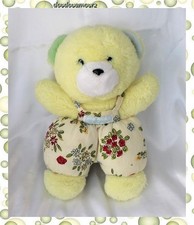 Doudou Peluche Ours Jaune