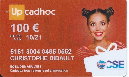 Carte cadeau cadhoc - carte,