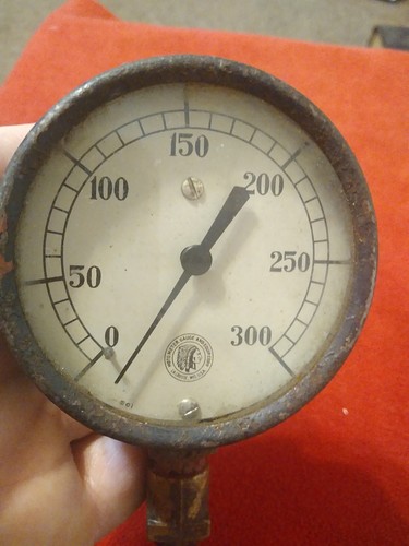 Vintage metal moto - moto, gauge