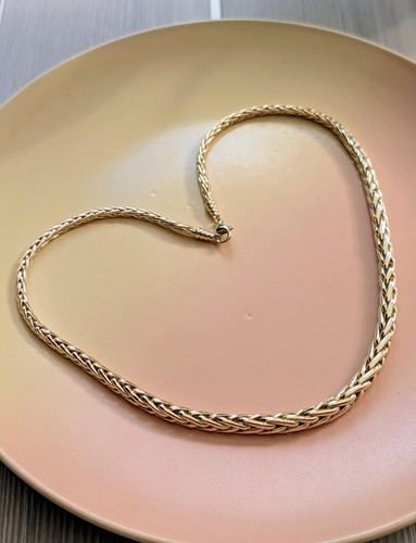 Collier maille palmier - , en