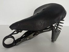 Ancienne selle vélo cuir - ancienne, de