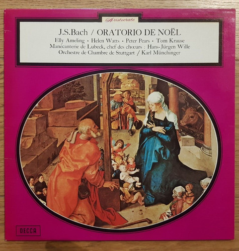 Vinyle tours bach - 33, j.s.