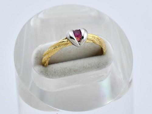 Bague k18 jaune platine - or,